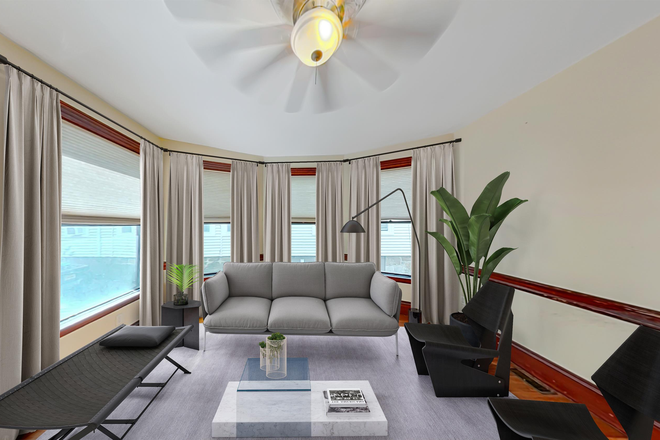 living - **NO BROKERS FEE!!!** Bright and Sunny 3 Bed / 1 Bath w/ LAUNDRY IN UNIT!! Available 9/1/26!!! Apartments