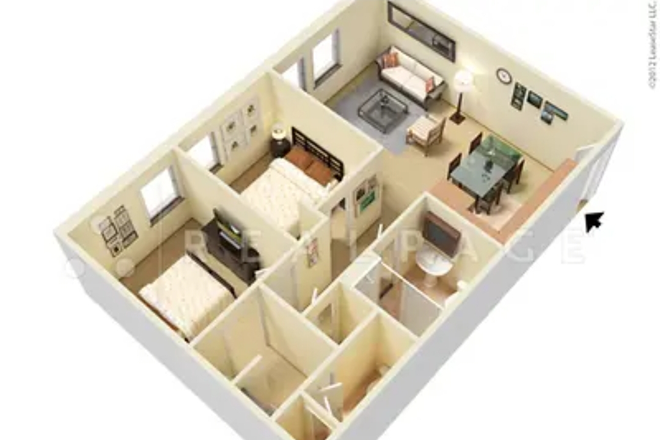 True to unit's floorplan - Yugo River Market, whole unit for transfer Apartments