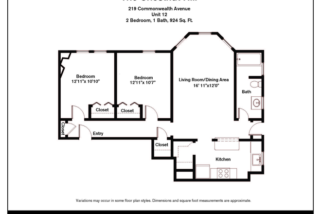 219 Commonwealth Ave #12 - Beautiful 2 beds / 1 bath near Boston College - Sept 1st move-in ! Apartments