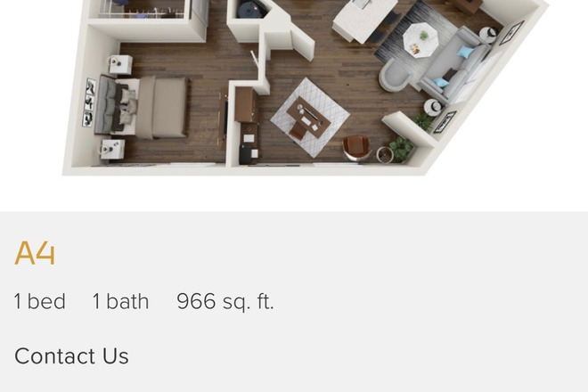 Floor Plan - The Haven at the Gulch Apartments