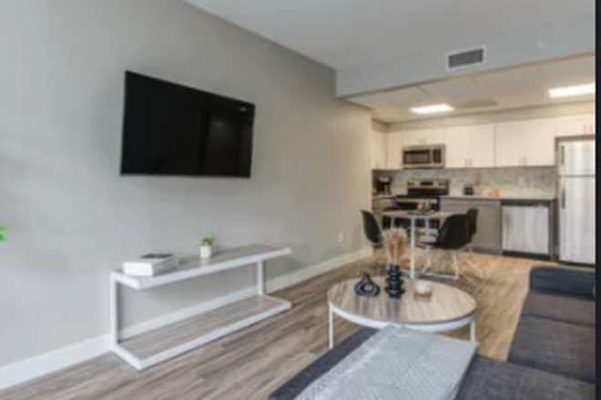 Living Room - University Village Towers Apartments