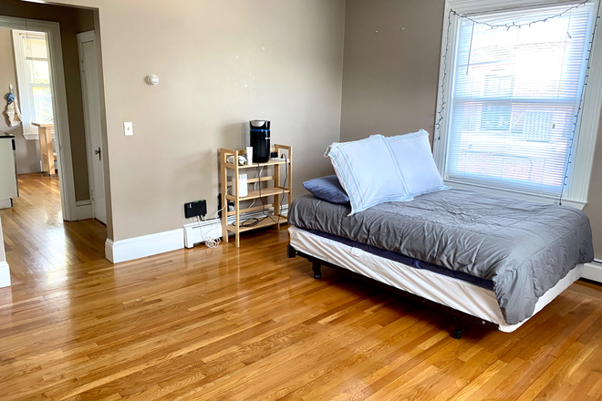 Bedroom - Spacious, Sunny Studio Apartment.