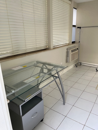 Left side from entrance, w Glass Table. - Room in House w. own Bathroom and own Exterior Entrance in "The Roads" near Brickell Area.