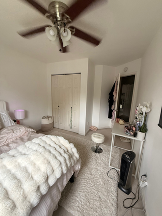 Bedroom (As seen from wall with window, closet pictured. ) - Stunning bedroom with Flatiron views, 2 minute walk from campus. Duplex