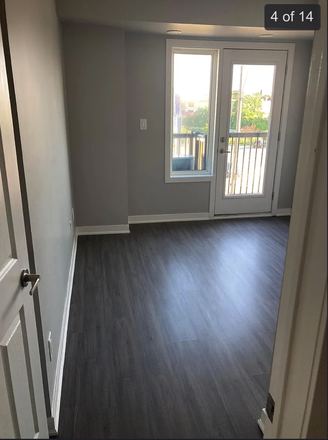 second bedroom - 2 bed 2 bath Townhouse w/parking , free internet at Keele and Rogers