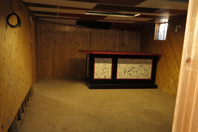 Downstairs Family Room - Nice and Spacious Five Bedroom House! Close to CU and on bus lines.