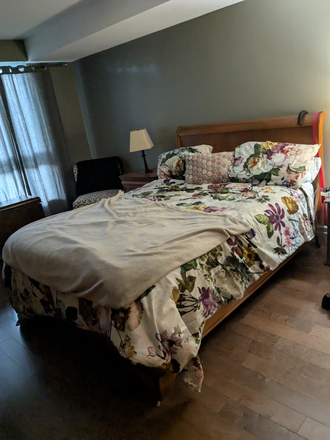 Bedroom A: $980 with Queen sized bed - Private room in a 2 bedroom condo unit at Carscadden Drive! Utilities included!