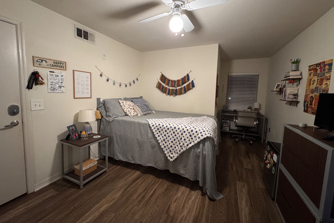 Private bedroom - The Village at Science Drive Apartments