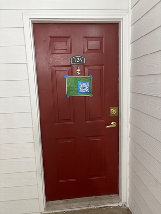 front door - Courtyards 126 for 2026-2027 Apartments