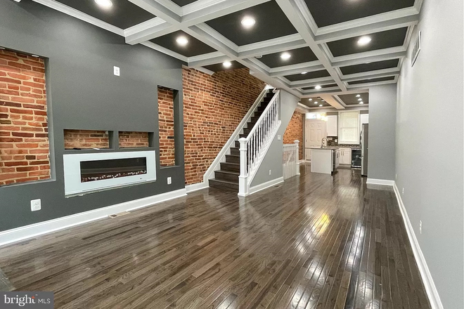 Living Room (2) - 708 N. Collington - FURNISHED - 3 Blocks from JH Bloomberg - 2 ROOMS LEFT - FEMALE STUDENT PREFERRED Townhome