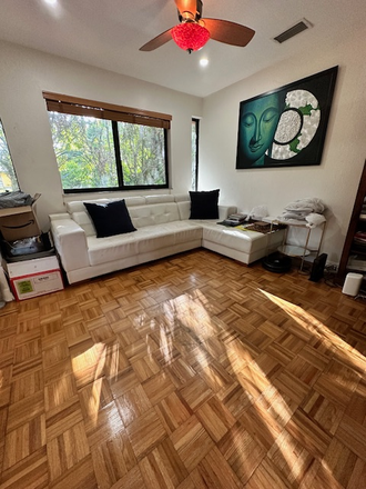 Living room - Charming 2/2 house in lush, serene, private compound