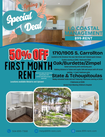 GREAT SPECIAL! - 2511 S Carrollton  #201 Apartments