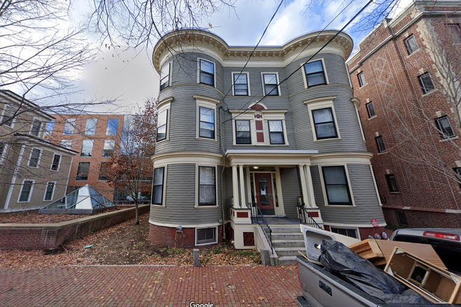The front of the building - Looking for 1 Roommate to Co-Lease a Spacious, Sunny Living Room in HUH Housing