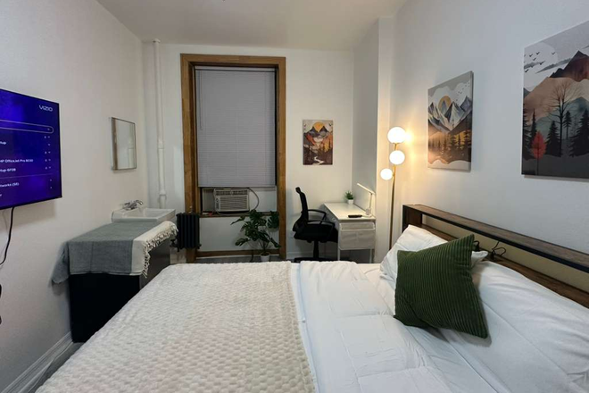 bedroom - Private Furnished Rooms with Shared Bathrooms