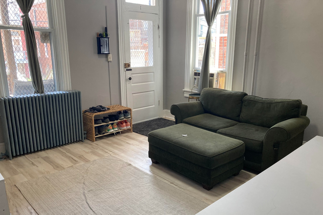 Living Room - 1 Block to Johns Hopkins, 1BR w/ Private Porch