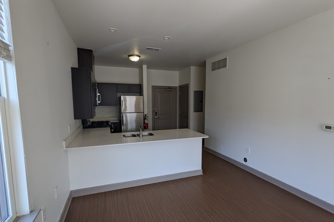Kitchen from the living room - Relet:1BR apt for PU Faculty/Staff only-113 Stanworth Lane-Princeton