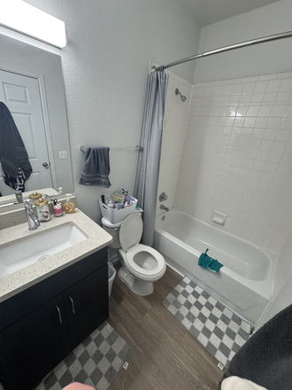 bathroom attached to room - University Village at  Boulder Creek Apartments