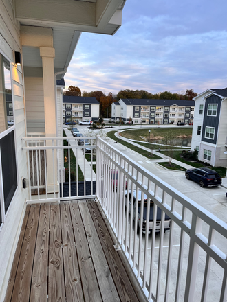 East balcony view - Precedent Flats - 1 bd, 1 ba Apartments